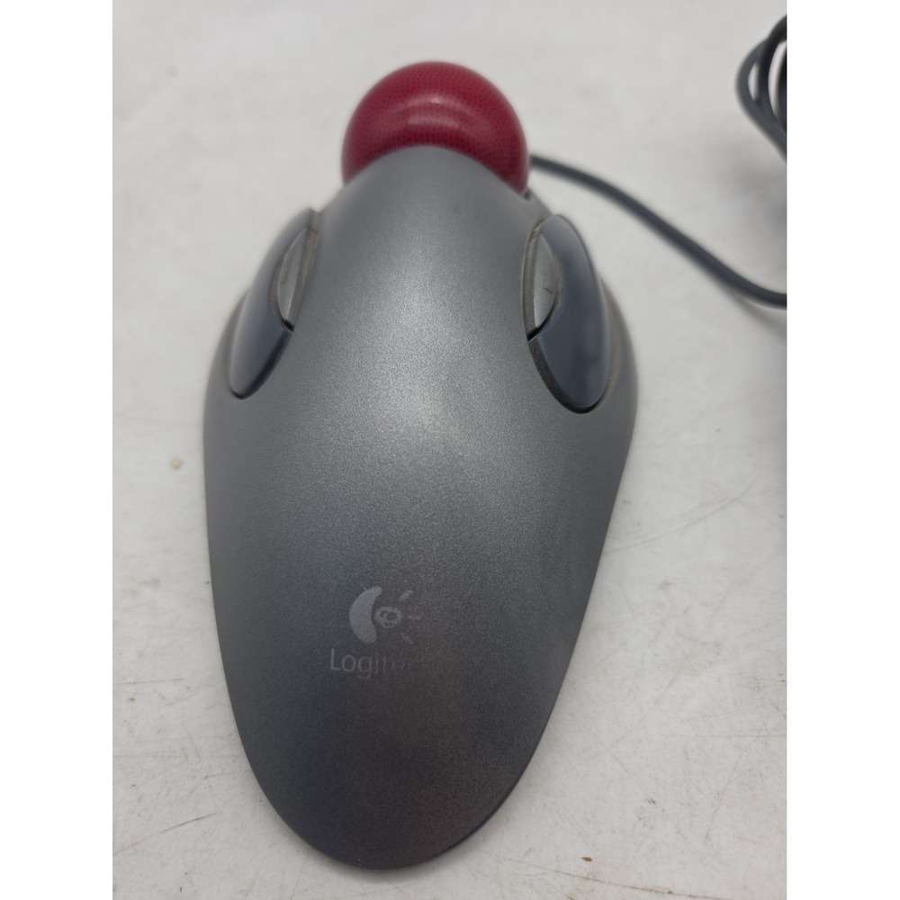 Logitech Ambidextrous Trackman Marble USB T-BC21 Mouse Trackball - Picture 3 of 10